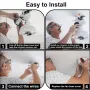 eWelink WiFi Ceiling Fan Lamp Remote Control AC110V 220V Timing Control Switch Adjusted Wind Speed Transmitter with Alexa Google Assistant Yandex Alices