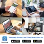 Hiseeu WK-4HB615 4CH 5MP Wireless Security Camera System H.265 Human Detection 360° Night Vision IP66 Waterproof 2.4G WiFi Remote Access EseeCloud APP Surveillance Camera Kit