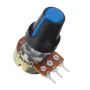 20PCS Single Potentiometer B5k/10k/20k/50k/100k Black White Blue Red And Yellow Knob Cap Set Boxed Knurled Shaft Linear Rotary Taper Potentiometer