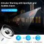 Hiseeu 4K UHD 4CH 8MP PoE Security Camera Kit Color Night Vision Two-way Audio Humanoid Detection Remote APP Viewing Outdoors IP Monitoring Cameras Kit