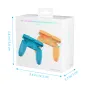 JYS JYS-NS2276 Switch2 Detachable 2-in-1 Joy-Con Grip Ergonomic Dual Hand Mode Tool-Free SL/SR Access Wrist Strap Portable Gaming Controller Grip Game Accessory