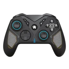 6130 Tri-mode Wireless Gamepad bluetooth Controller Built-in Six-axis Gyro Support 2.4G/Wired/bluetooth Remote RGB Joystick Gamepad for IOS/Android/PC/TV Steam