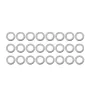 75 Potentiometers B5K B10K B20K B50K B100K ohm Knurled Shaft Single Linear Rotary Cone Volume Control Potentiometer Kit