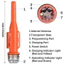 ABBREE AR-109M AIS Net Locator IPX7 Waterproof GPS Beidou 3000mAh Rechargeable Battery Real-time Transmission Anti-corrosion