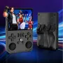 R36PRO Open Source Linux System Handheld Game Console with Dual Hall Joystick Built-in 18000 Games 3.5-Inch IPS Screen Portable Pocket Video Player 64GB Game Player