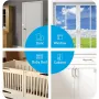 Tuya Smart Zigbe Door Window Magnetic Sensor Open/Closed Detector Home Alarm Security Protection Smart Life Works with Alexa Google