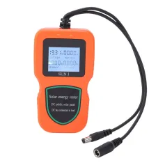 Solar Energy Tester 1000W/500W 5V-50V Portable LCD Backlight Solar Panel Analyzer Precise Power Voltage Measurement Multi-Connector Compatibility Compact Lightweight Design
