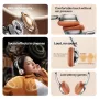 Sanag D20S Retro Headphones bluetooth 5.4 Headset HiFi Sound 3D Surround Sound 60H Playback Low Game Delay Sound Absorbing Sponge Earmuffs Noise Cancelling Headband Headset