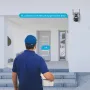 6MP WiFi IP Kamera Çift Lens Çift Ekran Otomatik Takip Renkli Gece Görüşü 5x Zoom IP66 Dış Mekan CCTV Güvenlik iCSee Uygulaması AB Tak