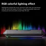 Havit M20 Desktop Speaker Wired bluetooth Soundbar Dual Full-frequency Speakers Dual Bass Diaphragm RGB Light EQ Tunning USB Power Supply Computer Speaker with External Microphone