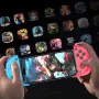 X5mini Wireless Stretchable Gamepad with Semi-conductor Cooling Fan bluetooth-compatible Hall Joystick and Trigger Game Controller Six-axis Gyro for Android/iOS/PC/Steam/Tablet