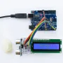 Sensor Module Starter Kit with UNOR3 CH340 0.96 inch 1602 LCD Display for DIY Robot Programming Learning Kit