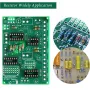800PCS 300 Values Metal Film Resistor Kit with 5MM LED Light Kit 1% Accuracy 10Ω-1M Electronic Components Kit