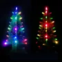 Üç Renkli/Renkli Düz Yapraklı Noel Ağacı Standart/Müzik Versiyonu Kendin Yap Elektronik Kitleri