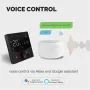 MoesHouse Tuya Smart Home WiFi Knob Thermostat for Electric Heating LCD Display Mobile Phone APP Control Touch Screen Remote Controller Via Alexa Google Assistant