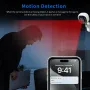 A3 WiFi Camera 1080P HD IR Night Vision Smart Camera with Motion Detection Two-Way Audio Home Security Indoor Surveillance Supports TF Card
