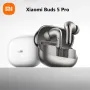 Xiaomi Buds 5 Pro TWS Earbuds ANC Wireless bluetooth 5.4 Earphone 55dB Depth Noise Cancelling HD Calls Dual Amplifier 3 Units Acoustic System 3D Spatial Audio 40H Playback 50ms Low Delay Sports Headphones