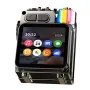 DK08 Smart Touch Screen bluetooth Speaker Mini Pocket Audio Player 40mm Driver Hands-free Call 1200mAh Battery Support TF Card Playback Portable Speakers