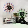 DIY LED Ferris Wheel Kit Audio-Controlled Spectrum 5V 1A Animation Modes 6 Spectrum Modes Electronics Educational Kit