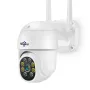 Hiseeu WHD305 5MP HD 5X Zoom PTZ WiFi IP Camera Outdoor Security Camera Full Color Night Vision Two-way Audio Motion Detection P2P Wireless CCTV Surveillance Camera Work with Alexa