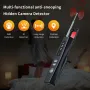 Multi-functional Camera Detector 500mAh 1MHz-6.5GHz Small Camera Finder Adjustable Sensitivity Portable Anti-Snooping Device Type-C Rechargeable Battery Long Battery Life