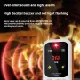 GZ-C010 Portable CO Detector with LCD Display 0-1000PPM Range 360H Standby Time Type-C Rechargeable 55g Lightweight for Home Travel Camping Safety