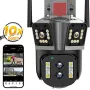 US Plug 12V Power Adapter for 8K HD 16MP 10X Zoom WiFi IP Camera