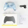 EasySMX T39 Dual Mode Gaming Controller with Hall Effect Joystick 4-Level Vibration 21H Playtime Wired bluetooth Gamepad for Nintendo Switch PC Steam Deck iOS Android with Macro Button 6-Axis Gyro Turbo Brust Function