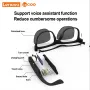 Lenovo Lecoo C8 Lite Smart Glasses bluetooth Earphone Sunglasses Graphene Diaphragm Deep Bass UV400 Polarization Lens Lightweight Smart Audio Glasses Support Voice Assistant Function