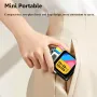 DK08 Smart Touch Screen bluetooth Speaker Mini Pocket Audio Player 40mm Driver Hands-free Call 1200mAh Battery Support TF Card Playback Portable Speakers