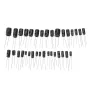 Aemedy® 1000pcs 36 Values 0.1uF 50V-1000uF 16V Capacitors 4.7UF 10UF 22UF 33UF 47UF Electrolytic Capacitor Assortment Box Kit