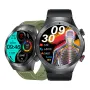 E800 1.49inch AMOLED Display Physical Laser Therapy ECG bluetooth Call Heart Rate Blood Pressure Blood Oxygen Monitor Blood Sugar Uric Acid Blood Lipids Body Temperature Measurements HRV-AI Medical Diagnosis SOS Emergency Call Sleep Monitoring Smart Watch