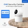 IMILAB C40 8MP 4K HD Security Camera 5G WiFi Indoor Surveillance for Kid Baby Pet PTZ Cam with Person Pet Track Powerful AI Detect Cameras Work with Alexa Google Assistant