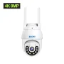 ESCAM QF800 8MP Pan/Tilt AI Humanoid Detection Auto Tracking Cloud Storage Waterproof WiFi IP Camera Two Way Audio Night Vision ICSEE APP