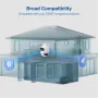 IMILAB EC6 Dual 2K Lens WiFi Spotlight Camera 360° PTZ Wireless Cam Color Night Vision AI Detection Two-way Audio Siren Alarm Home Monitoring Security Cam APP Control