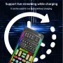 i9 Sound Card Mini Multiple Audio Effect bluetooth-Compatible Live Sound Cards Voice Changer Portable Live Sound Card Mic Tool