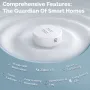 MOES Zigbe Tuya Smart Vibration Tilt Sensor APP Remote Control Real-Time Monitoring XYZ Axis Detection Motion Shock Alarm for Door Window Security