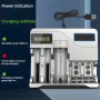 MS-5D889 18650 Battery Charger 7 Slots LCD Rechargeable Batteries Charging For 4.2V AA AAA 18650 26650 16340 Lithium Intelligent Charging