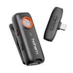 Hohem MIC-01 1-to-1 Wireless Lavalier Microphone DSP Noise Cancelling Recording Live Streaming Mic Plug and Play for iPhone Android