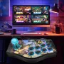 NJP308 USB Arcade Fight Stick Streets Fighting Joystick Gamepad Controller for PS3 PC Android USB PC Streets Fighter Arcade Game Plug and Play