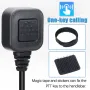 BAOFENG Rugged Radio Helmet Earpiece 2 PIN with Mic Microphone PTT for Baofeng BF-F8HP Pro 888S UV5R 5RM UV-21R UV-32 KenwoodWouxun Two Way Radio Walkie Talkie