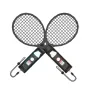 JYS JYS-NS2266 Switch2 Tennis Racket Grips Left and Right Dual Handles Mario Game Tennis Rackets Game Cards Stoage Compatible Joy-Con Realistic Gameplay Immersive Sports Accessory