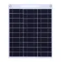 Flexible Solar Panel 13W Portable Solar Charger Dual USB 5V Grade A Polycrystalline Silicon Lightweight Solar Charging Pad for Outdoor Low Power Devices Emergency Lighting
