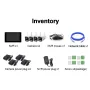 Tuya Wireless NVR WIFI IP Camera Kit 3.0MP HD 10.1-inch Screen EU Plug IP66 Waterproof Cameras H.265+ Night Vision Remote Access Security System 200m Transmission Distance