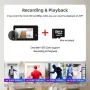 Smart Tuya WiFi Video Doorbell 4.3inch LCD Display with 1080P Peephole Camera 5000mAh Two-way Intercom Outdoors Cat Eye Viewer Cameras