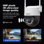 SriHome SH072 8MP 4K 3X Zoom Security Camera Outdoor PTZ Dual Band WiFi 2.4G/5G Night Vision 2 Way Audio Human Detection IP66 Waterproof Wireless Smart Home Surveillance Cameras