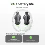 UGREEN HiTune S5 TWS Earclips Earbuds Wireless bluetooth 5.4 Earphone 12mm Dynamic Coil AAC Audio DNN CAll Noise Reduction 24H Battery Life 80ms Low Latency Headphones