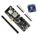 LILYGO T-Beam Meshtastic ESP32 LoRa Development Board Wi-Fi Bluetooth 4.2 NEO6M Module CH9102 with 0.96 Inch OLED Display Antenna