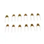 480pcs Monolithic Ceramic Capacitor Assortment Kit 10pF-10uF 50V Fixed Capacitors High Temperature ±10% Tolerance Ideal for Electronics Projects and Repairs