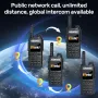 ABBREE GP-298 Public Network Walkie Talkie 4G LTE Android 5.1 WiFi Bluetooth Long Range 5000mAh Two-Way Radio Group Call Noise Cancellation Global POC Zello Compatible Sim Card
